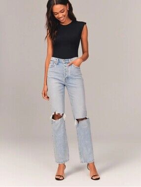 Abercrombie The Dad High Rise Curve Love Fit